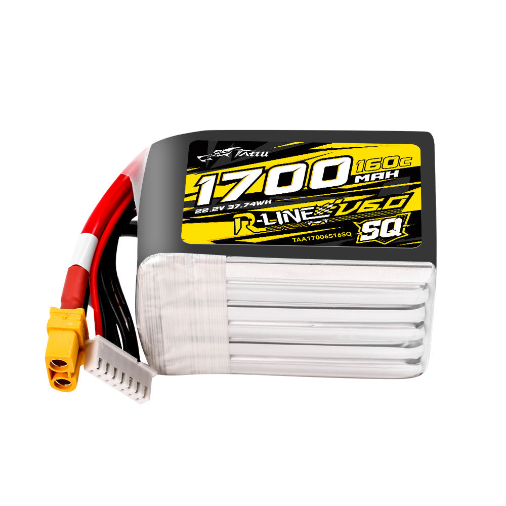 Tattu R-Line Version 6.0 6S 160C FPV LiPo Battery