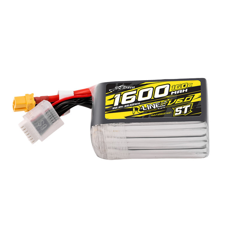 Tattu R-Line Version 6.0 6S 160C FPV LiPo Battery